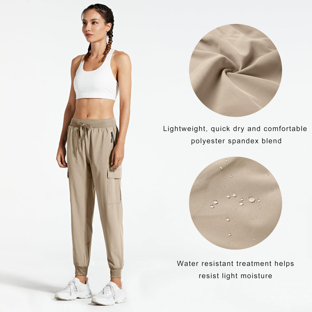 Libin women's cargo joggers side pocket detail offers secure storage