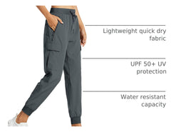 Libin women's cargo joggers UPF 50 protection in outdoor use