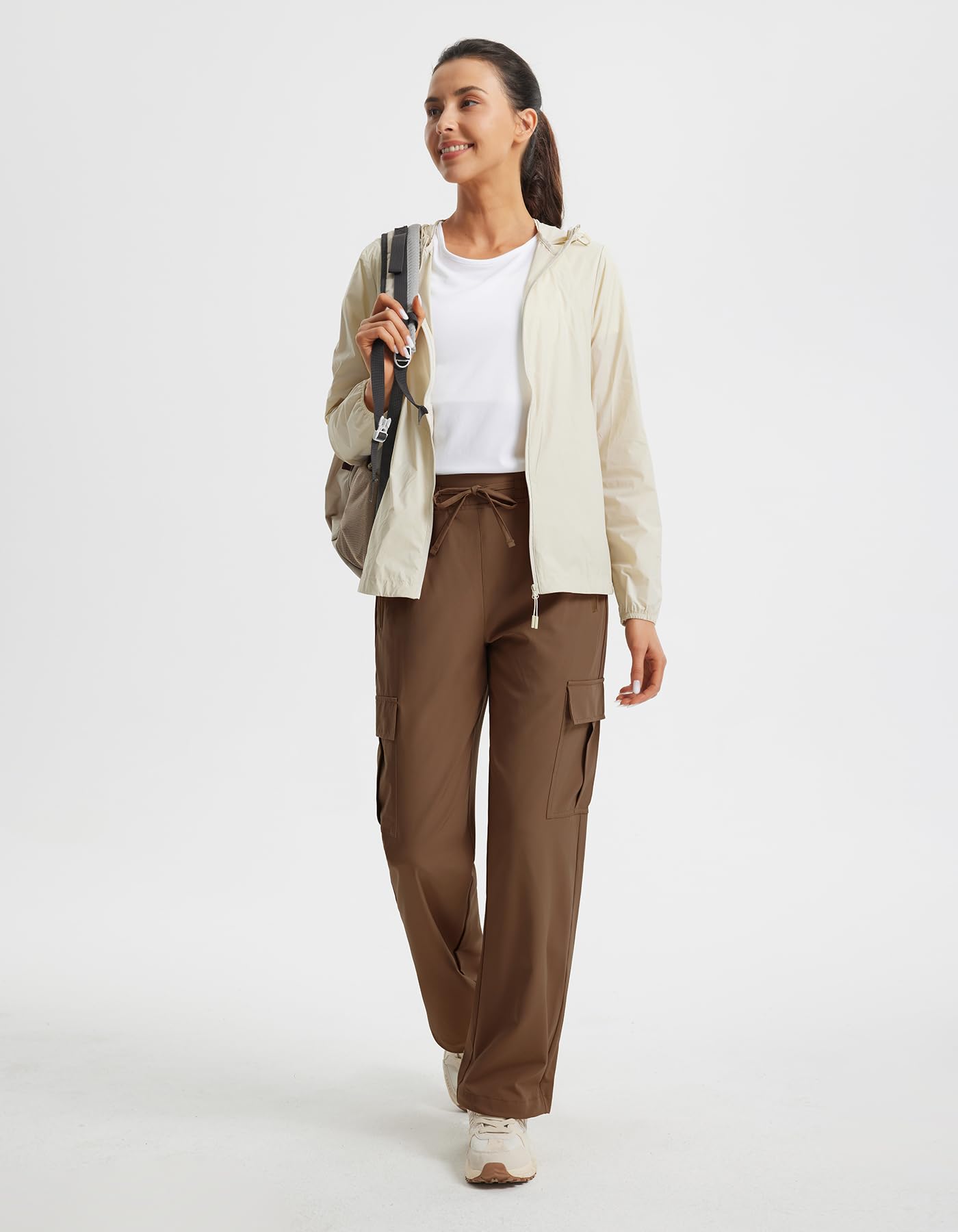 Libin women's hiking pants back pocket for secure storage during activity