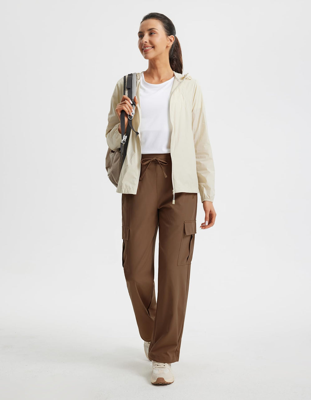 Libin women's hiking pants back pocket for secure storage during activity
