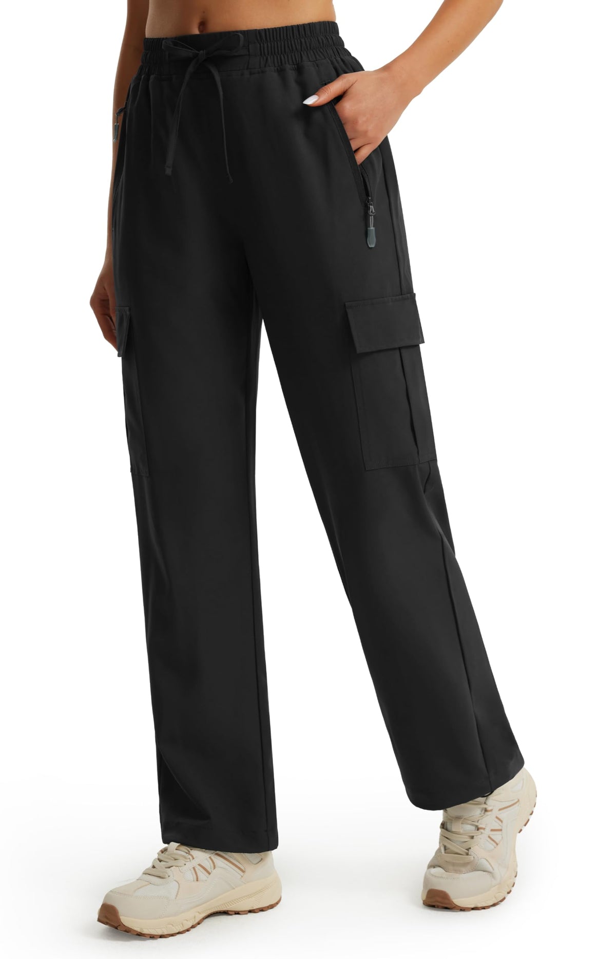 Libin Women's Hiking Pants fabric-quick-dry close-up shows moisture-wicking comfort.