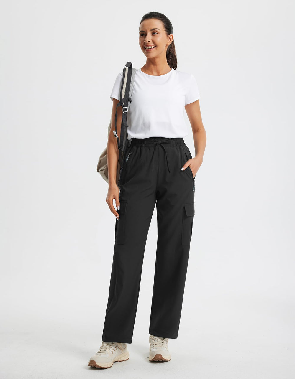 Libin Women's Hiking Pants pocket-layout highlights five-pocket design for essentials.