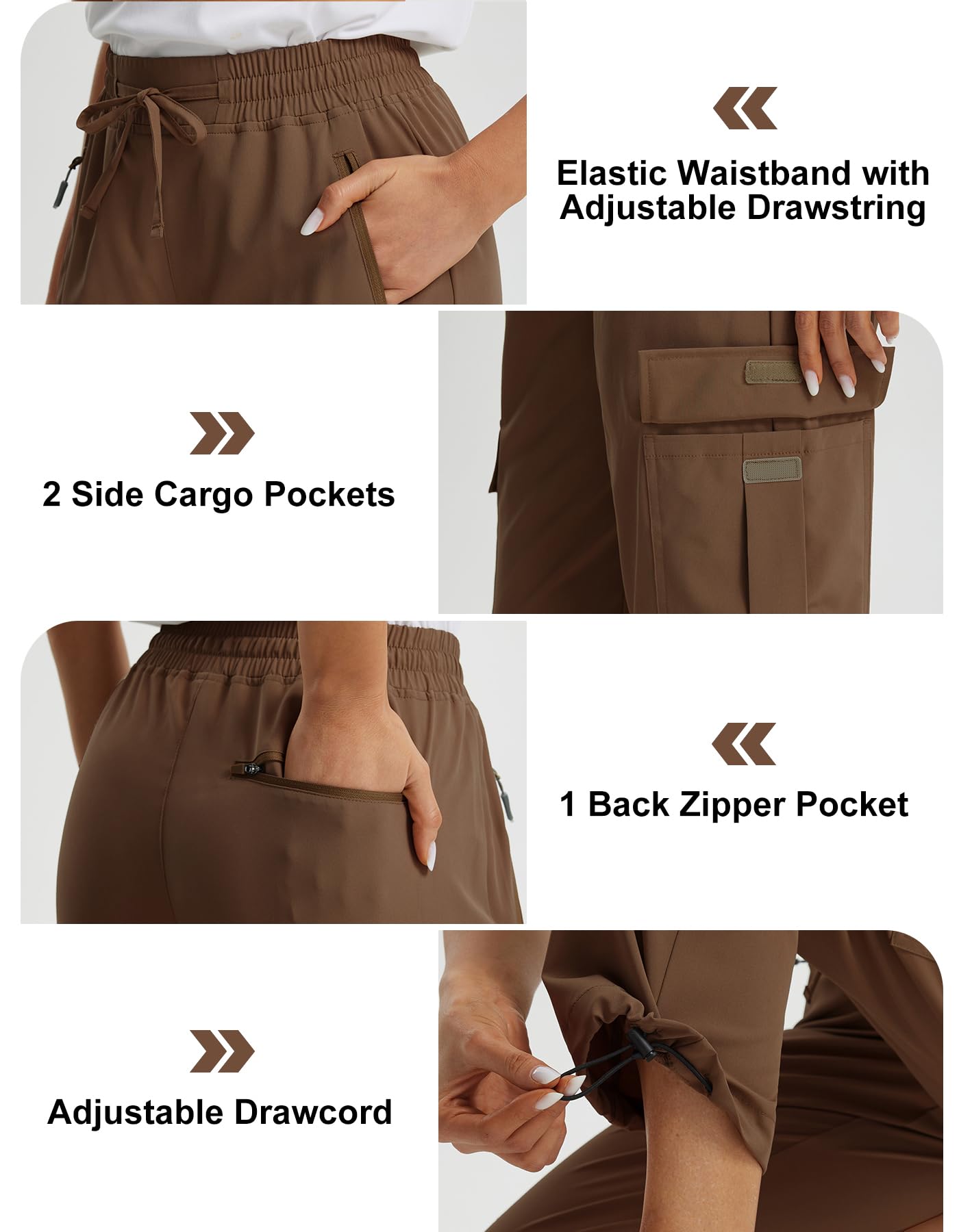 Libin hiking pants with UPF 50+ sun protection on trails