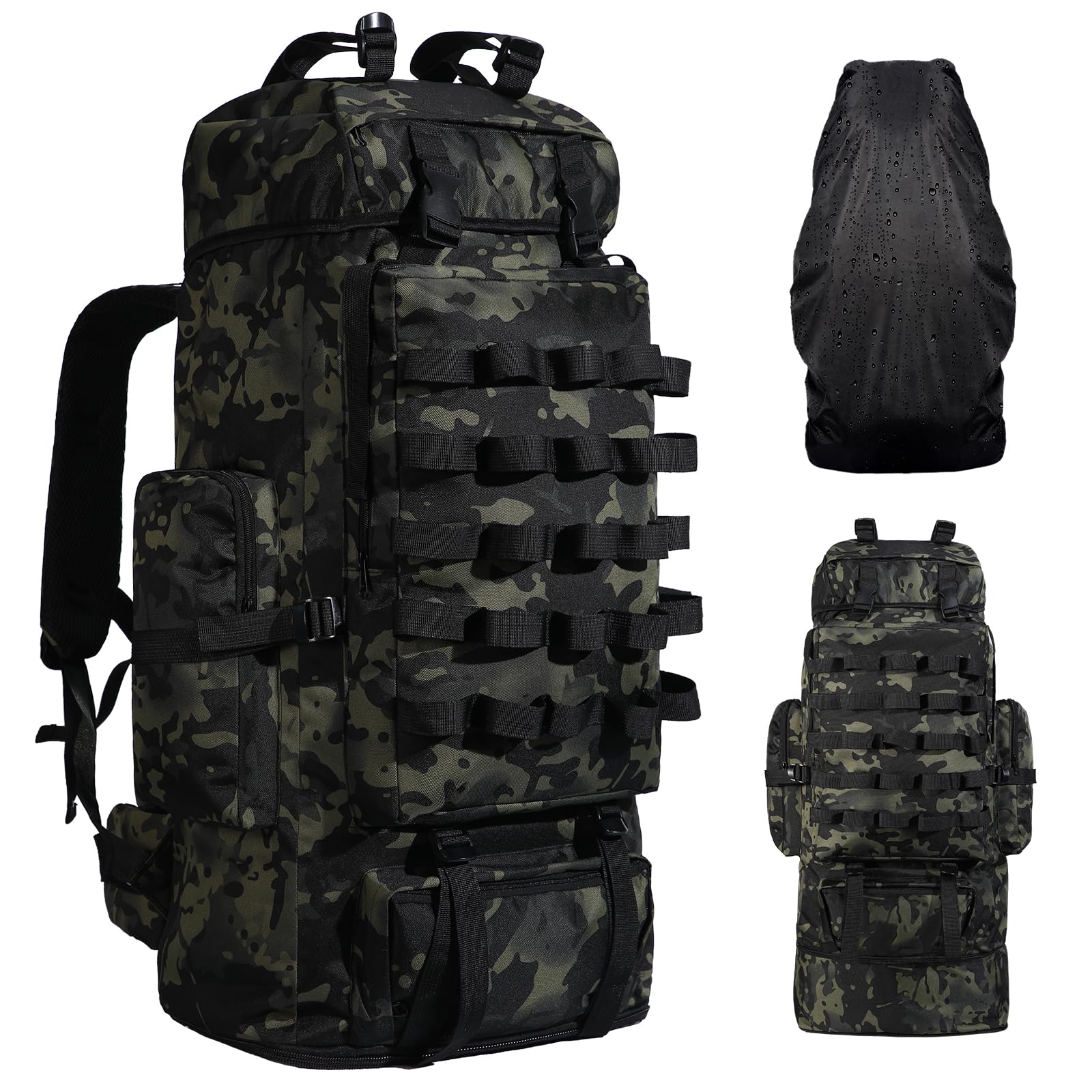 LibSkyln backpack main compartment 100L for multi-day gear storage.