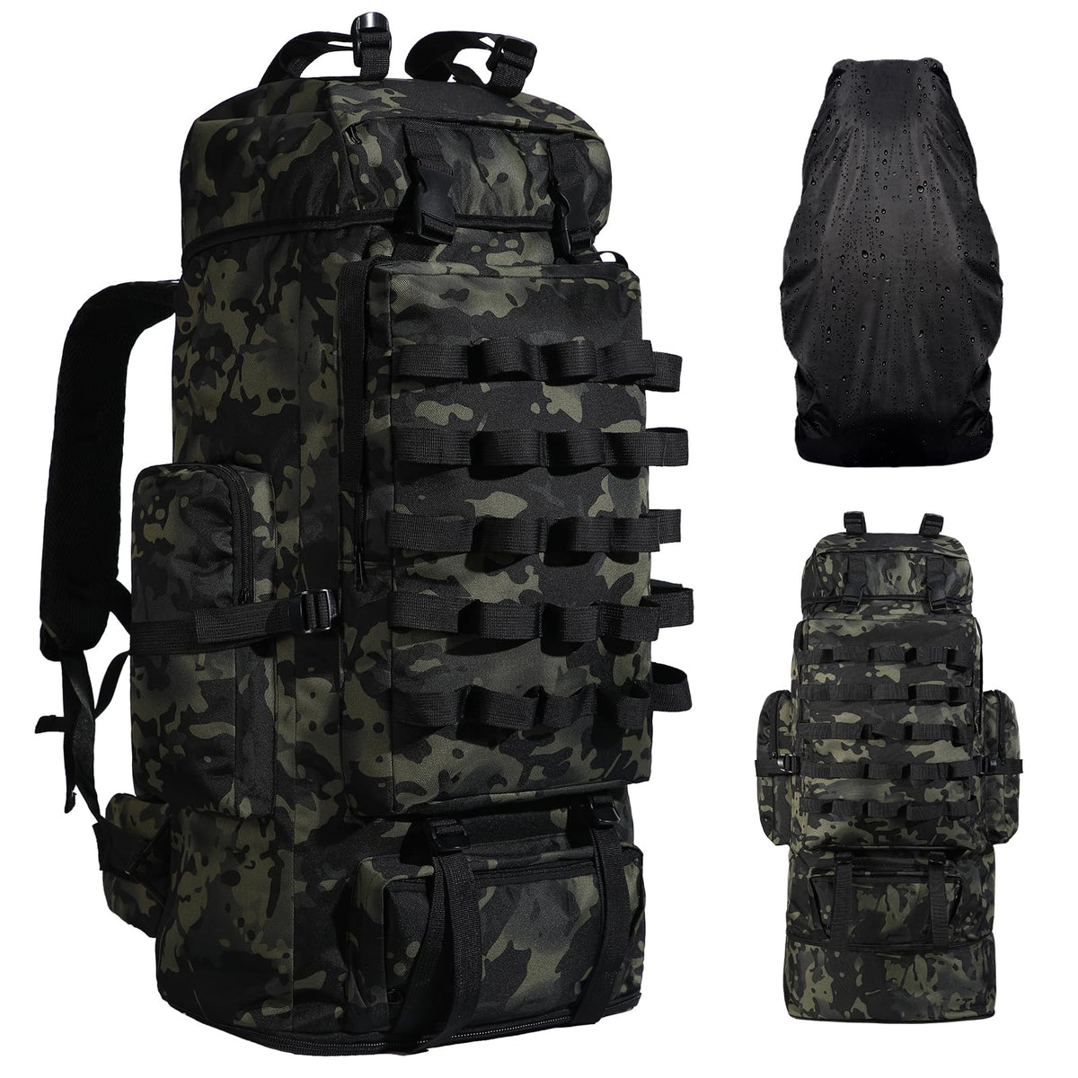 LibSkyln backpack main compartment 100L for multi-day gear storage.