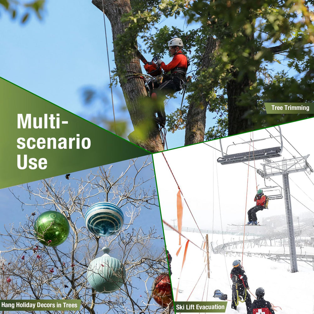 Lichtund slingshot disassembled design allows easy transport and quick setup.