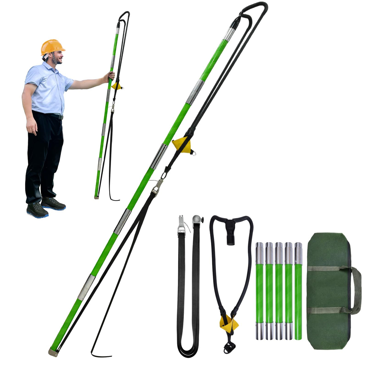 Lichtund slingshot launcher head delivers precise throws over high branches.