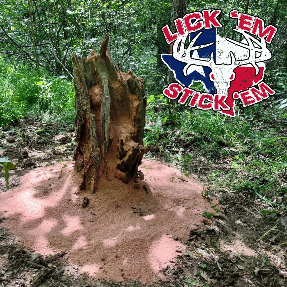 Lick Em Stick Em bag opened with corn around, aroma visible.