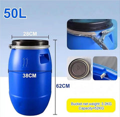 LICOME 50L blue barrel seal gasket ensures airtight containment