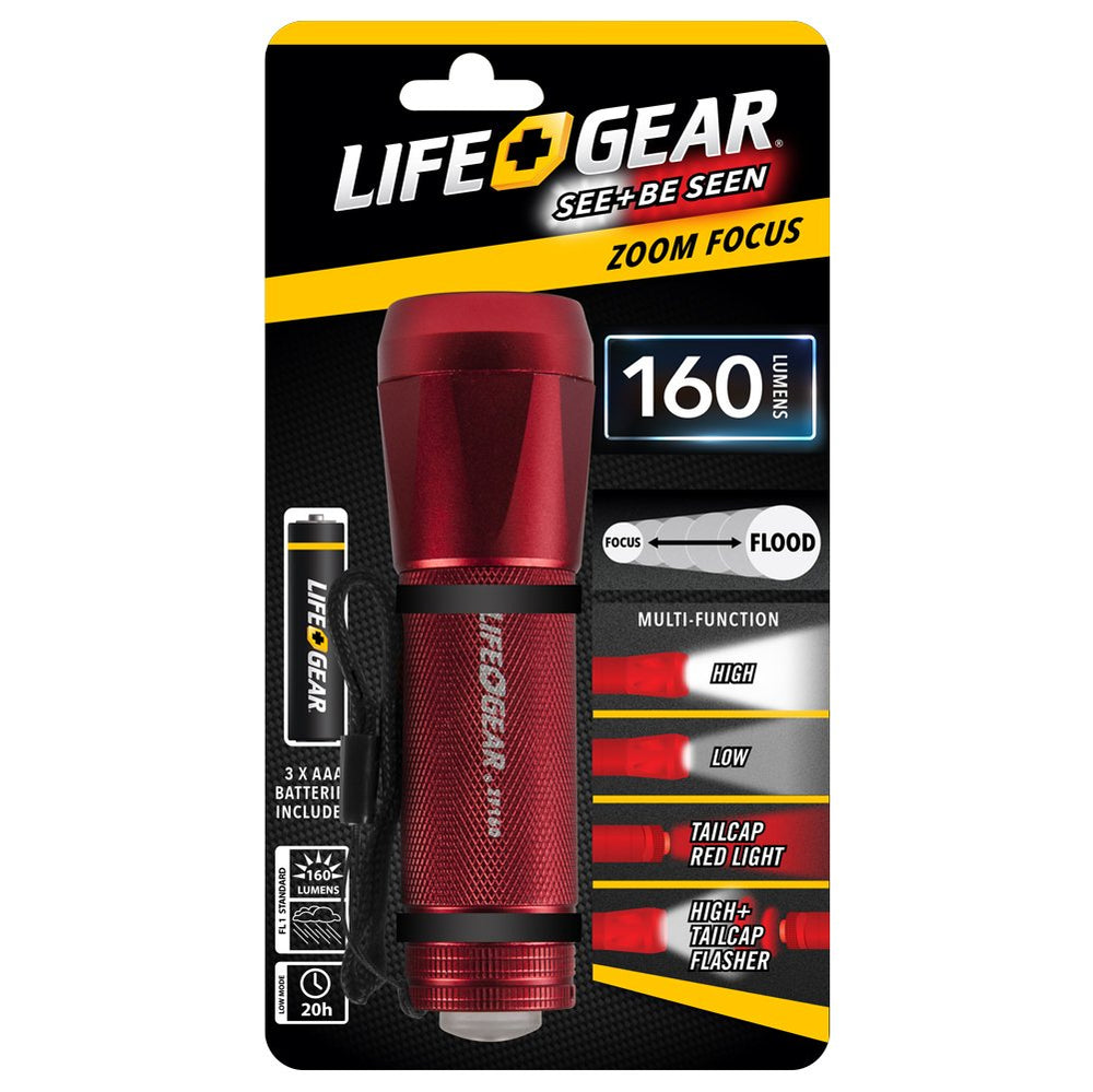 Life+Gear LG09-60589-SA4 aerospace aluminum body withstands daily use.