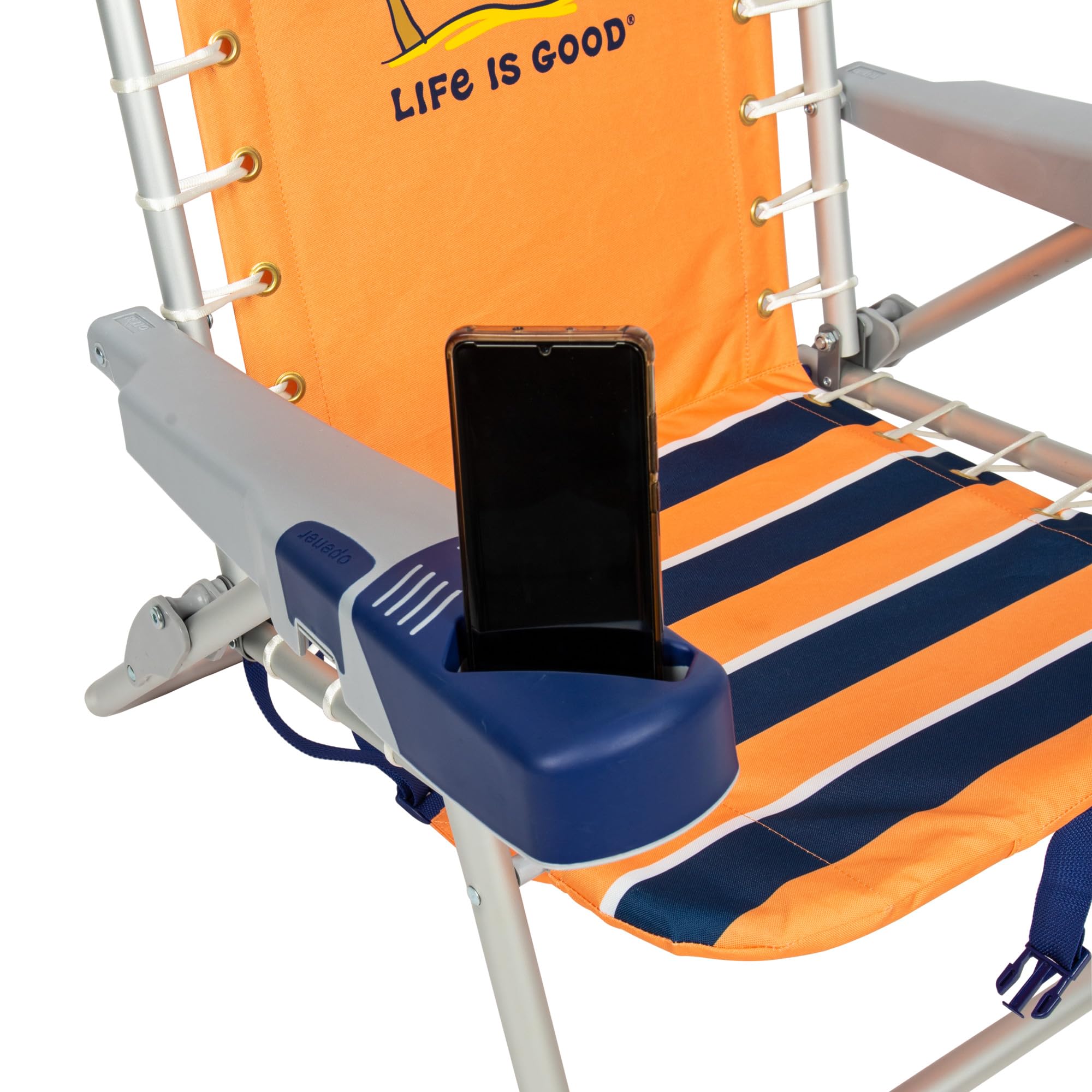 Life is Good chair rust-proof aluminum frame for durable outdoor use