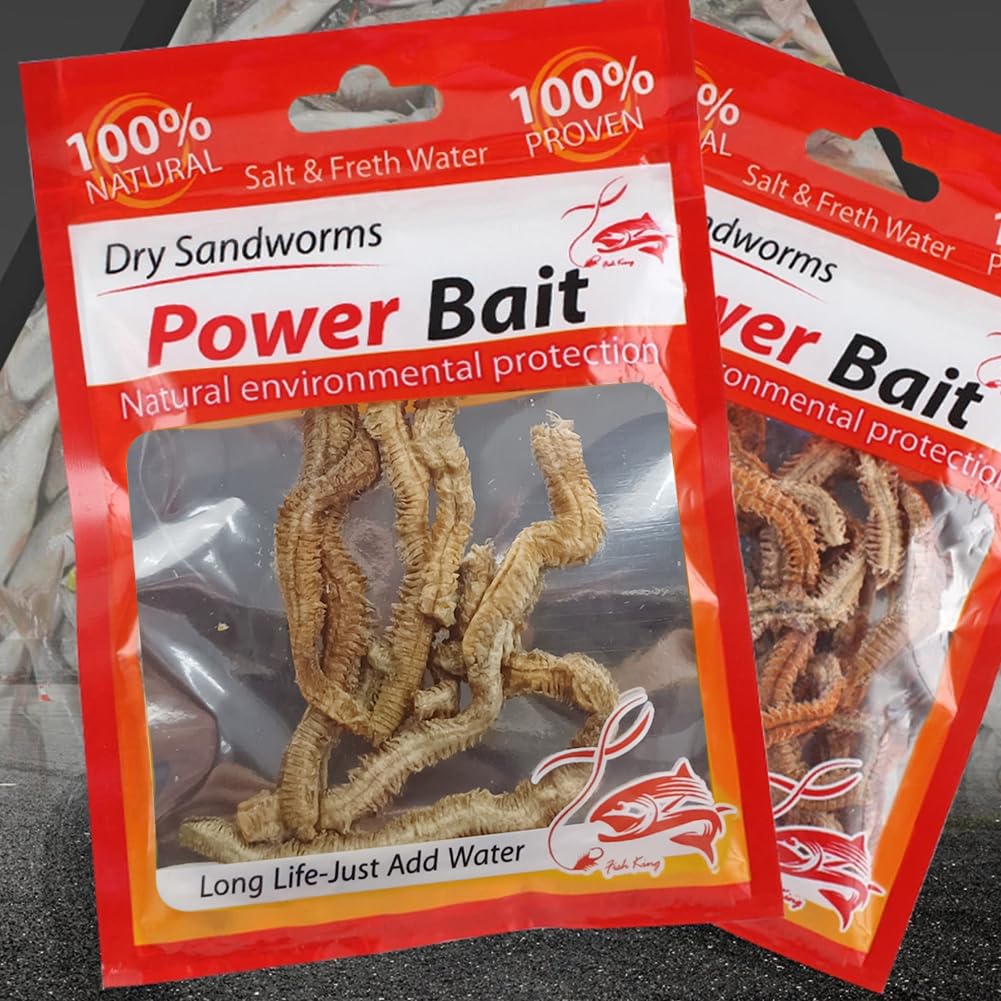 Lifelike Dry Sandworm Lure freshwater-setup illustrates versatile angling use.