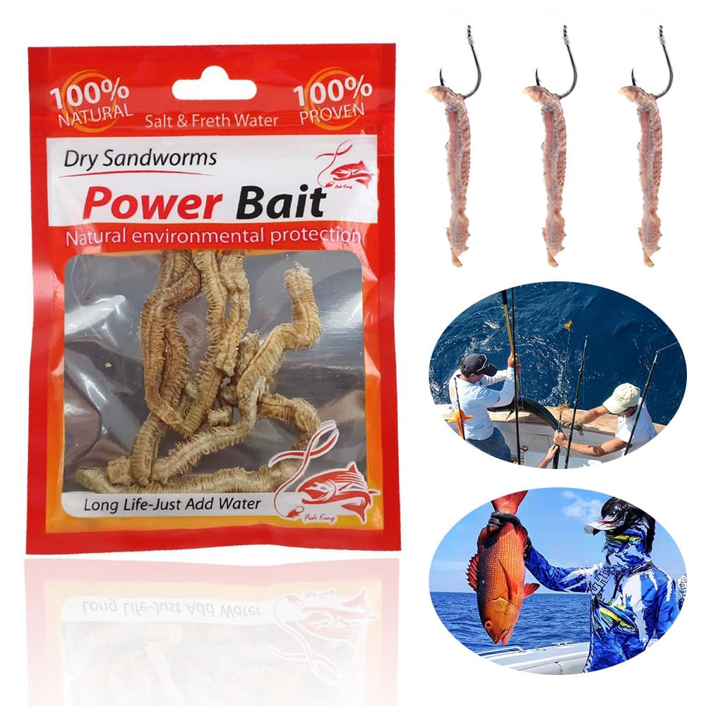 Lifelike Dry Sandworm Lure soft-body-during-use captured in water for pliability.