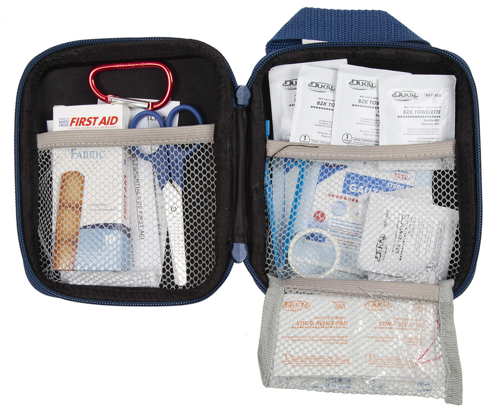Lifeline first aid guide and tools for quick on-site treatment.