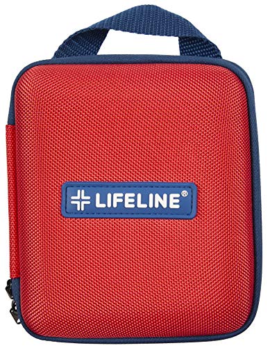 Lifeline hard-shell foam case keeps emergency supplies organized on the go.