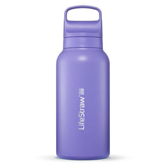 LifeStraw Go 1L insulated bottle keeps water cold on the go.