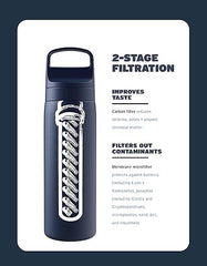 LifeStraw Go Series carbon filter twist emphasizes improved taste and reduced odors.