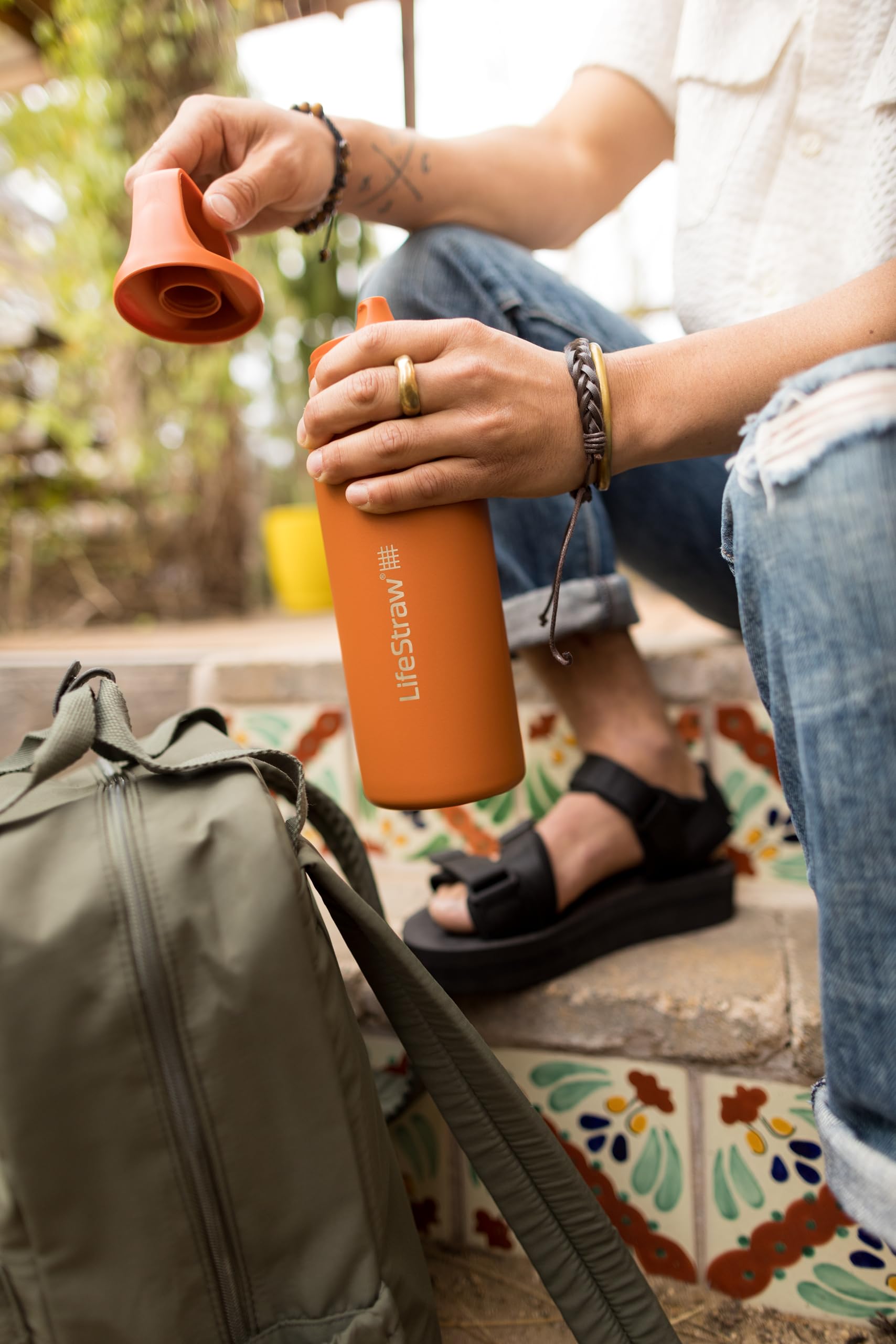 LifeStraw Go Series improves taste by reducing chlorine and odors during use