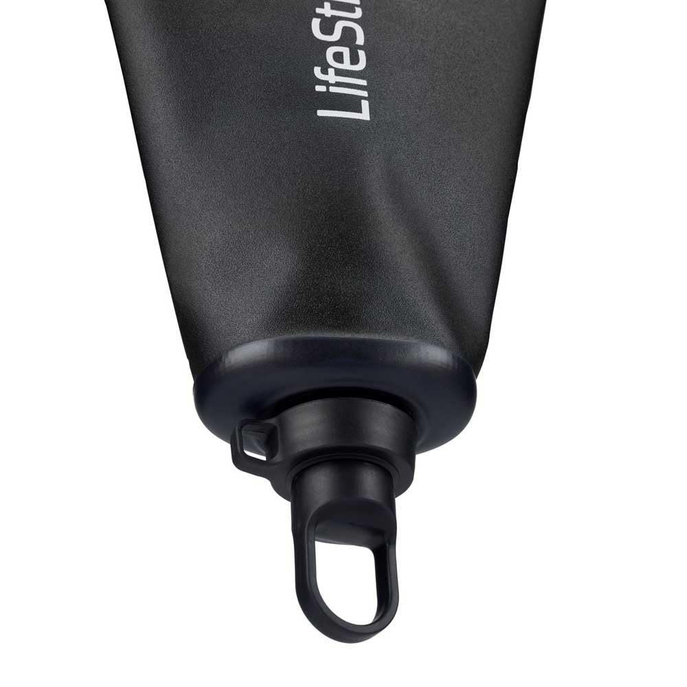 LifeStraw Peak 3L dark mountain gray on trail setup for reliable filtration.