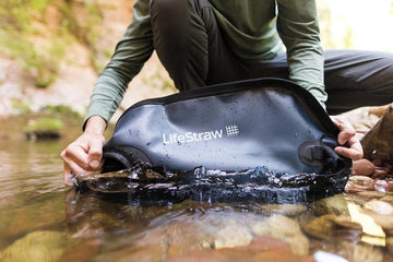LifeStraw B Corp Climate Neutral branding on packaging signals responsible practices.