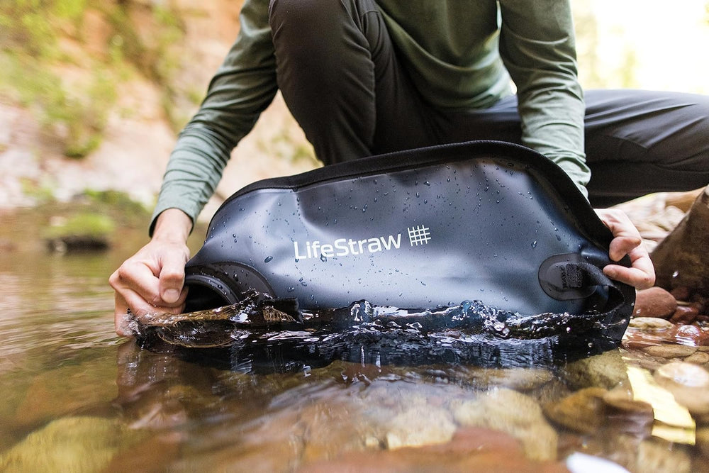 LifeStraw B Corp Climate Neutral branding on packaging signals responsible practices.