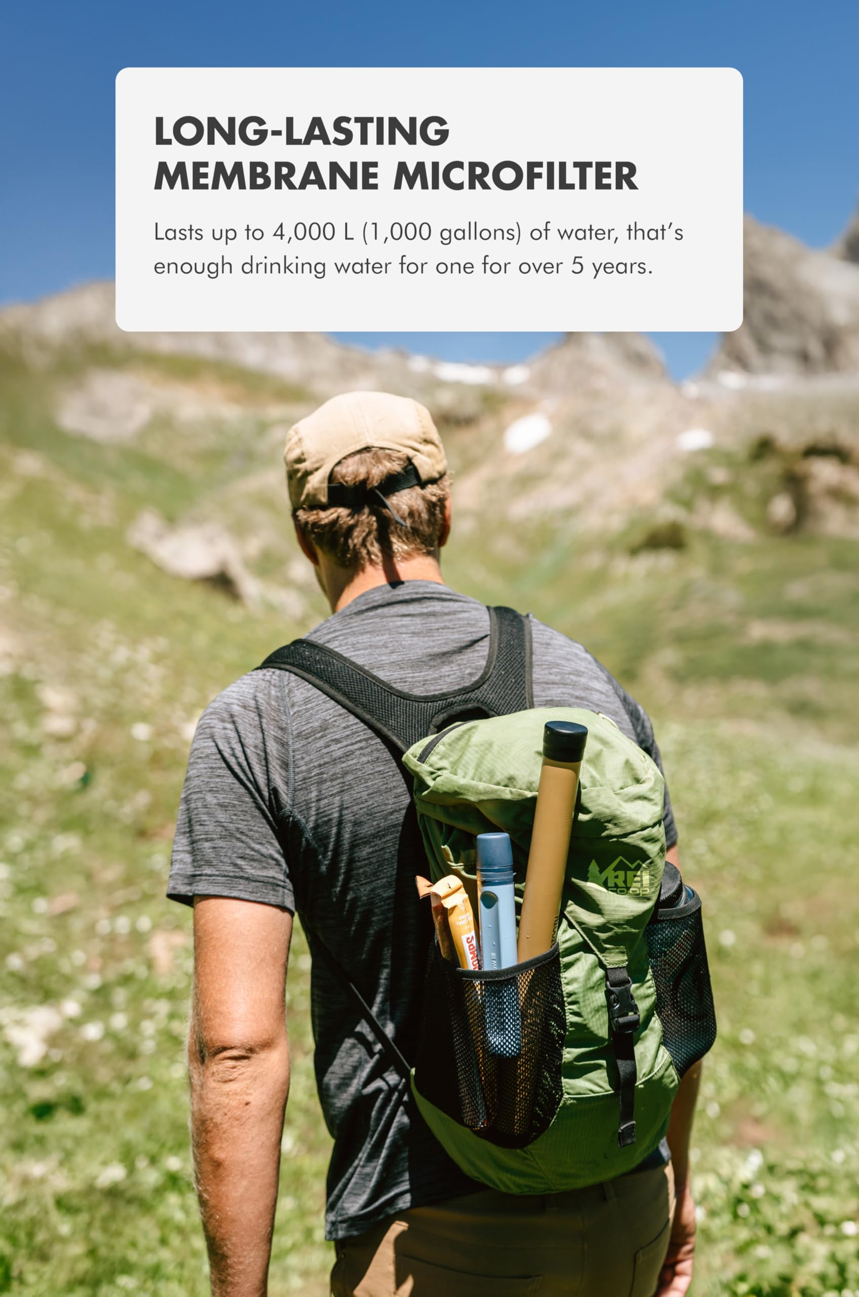 LifeStraw Peak Series built with durable, leak-proof materials.