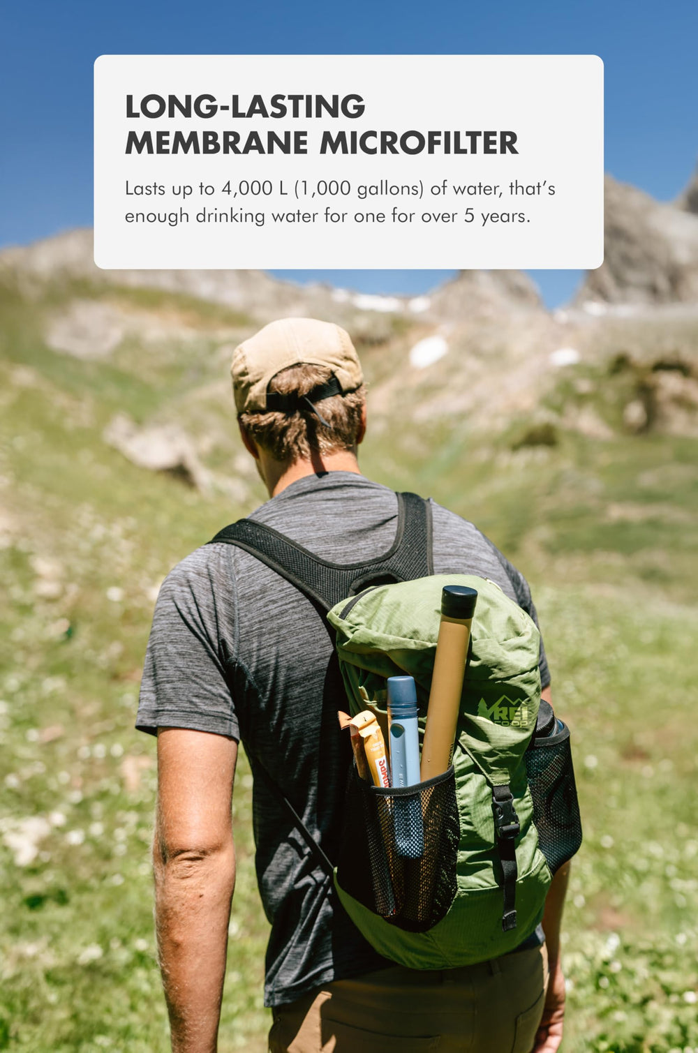 LifeStraw Peak Series built with durable, leak-proof materials.