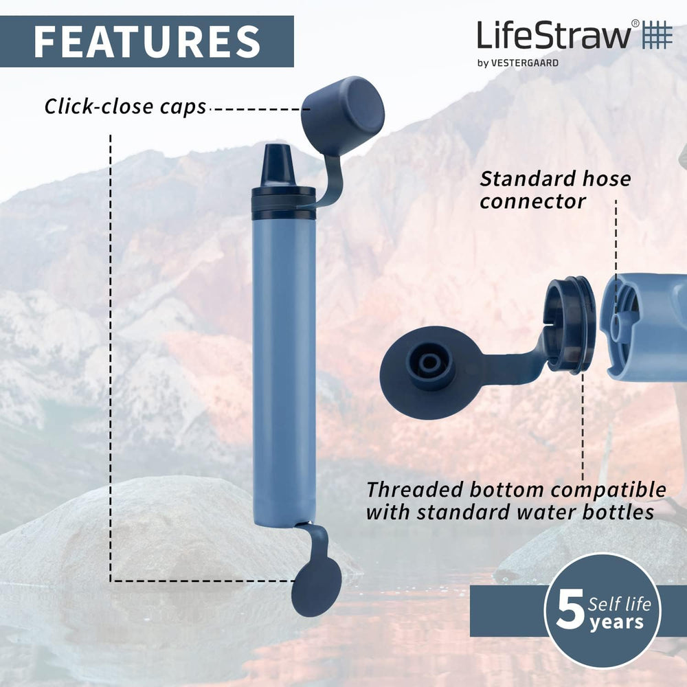 LifeStraw Peak Series emergency go-bag compact design for backup hydration