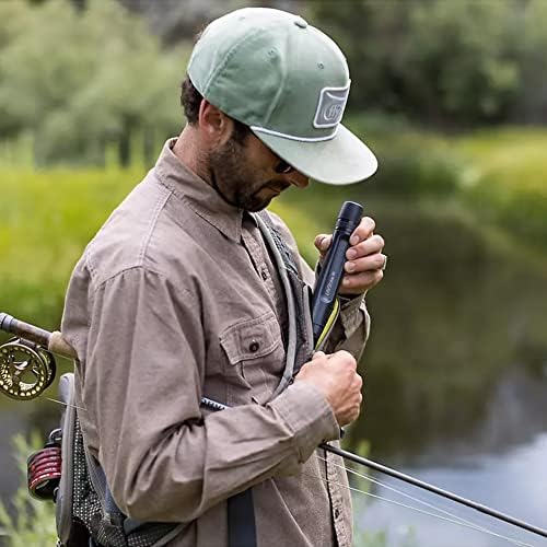 LifeStraw Peak Series for hiking, sipping directly from a stream on the trail