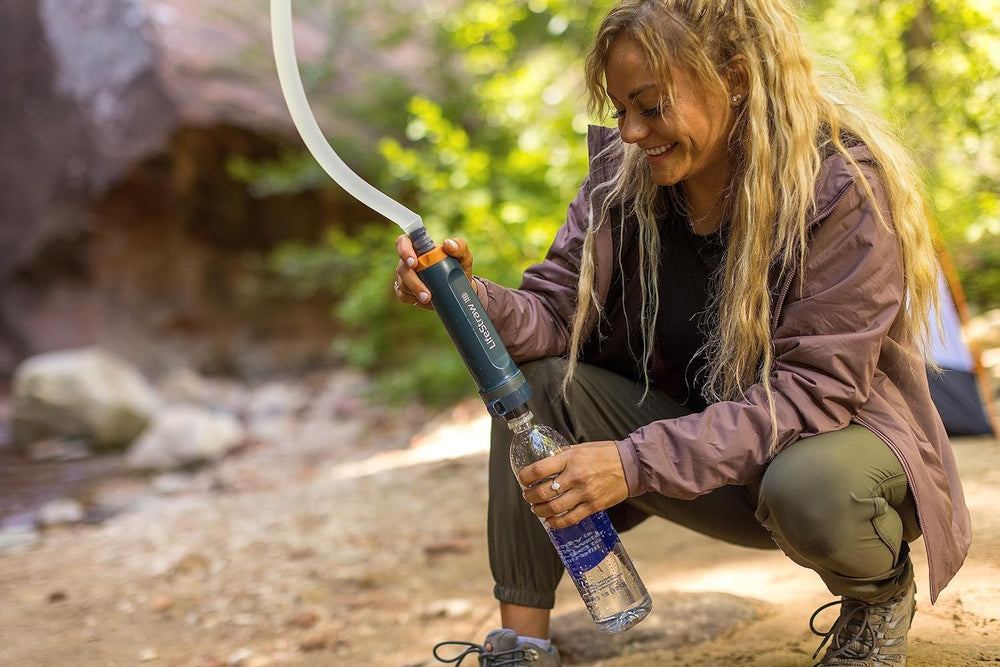 LifeStraw Peak ultrafilter membrane provides long-lasting water protection.