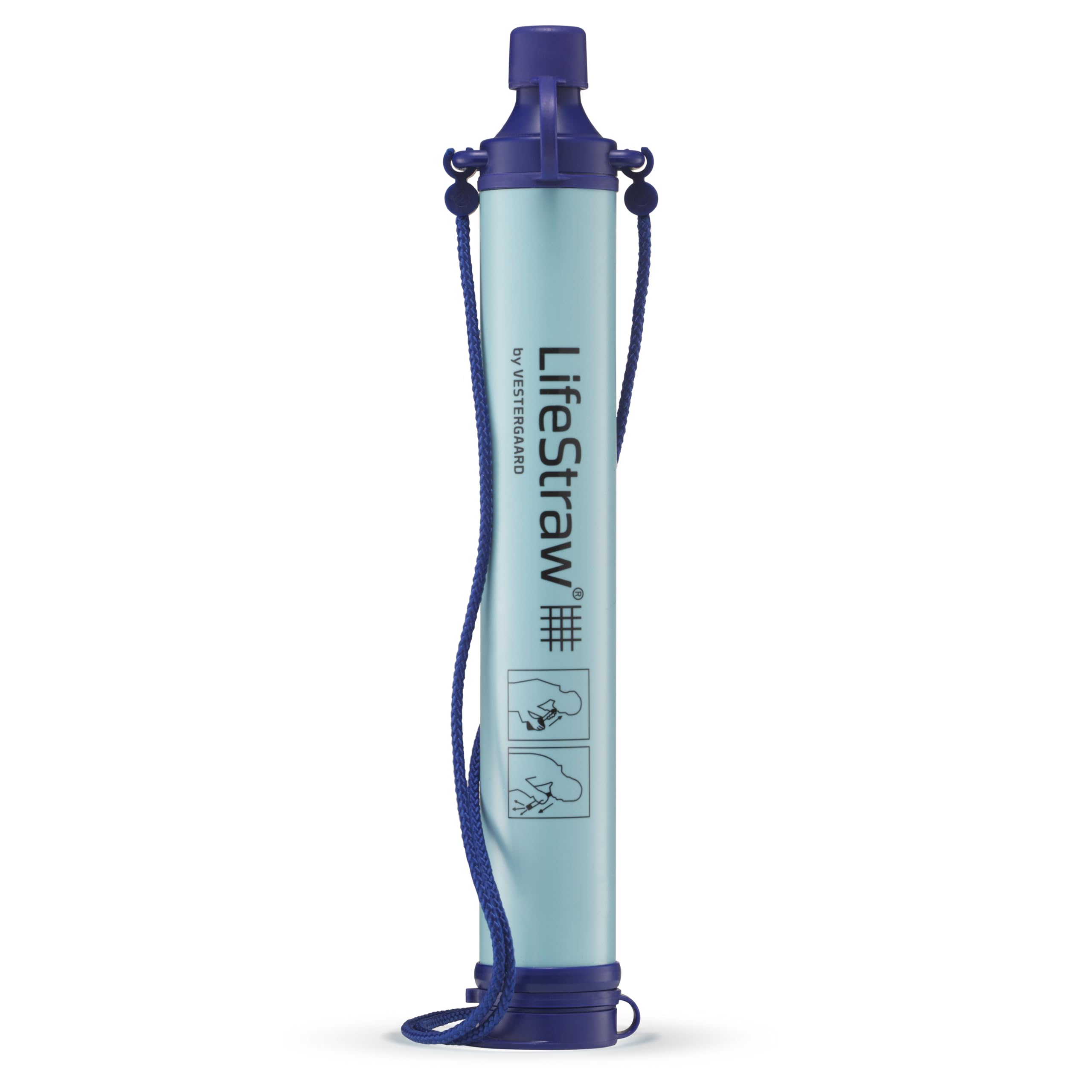 LifeStraw Personal Purifier in packaging highlights its lightweight design for travel.