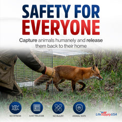 LifeSupplyUSA humane-catch-release-trap delivers safe relocation in real-world scenarios.