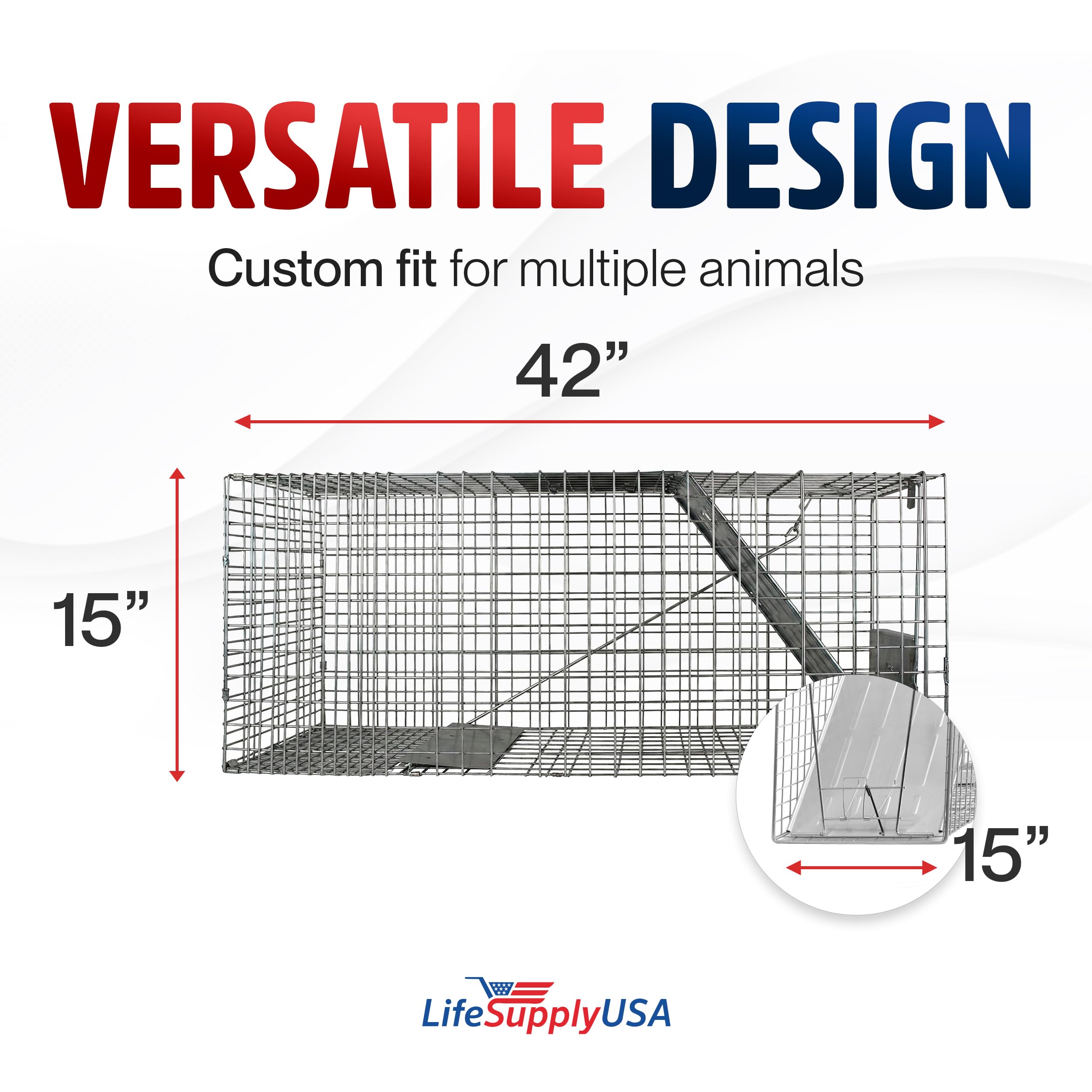 LifeSupplyUSA durable-reusable-trap supports repeated use with consistent results.