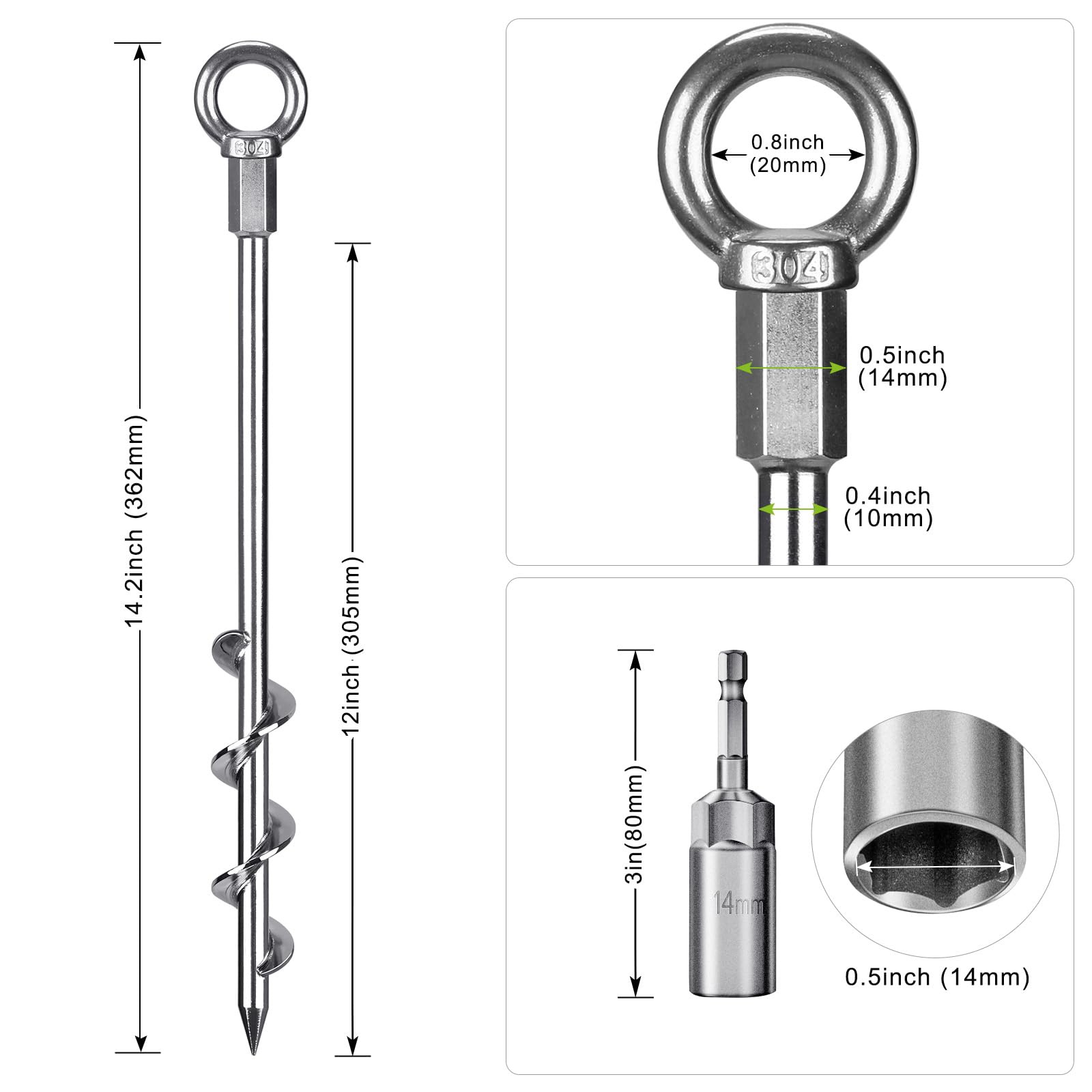 Lifeswell spiral-detail shows rugged chrome finish for durability and long-lasting use.