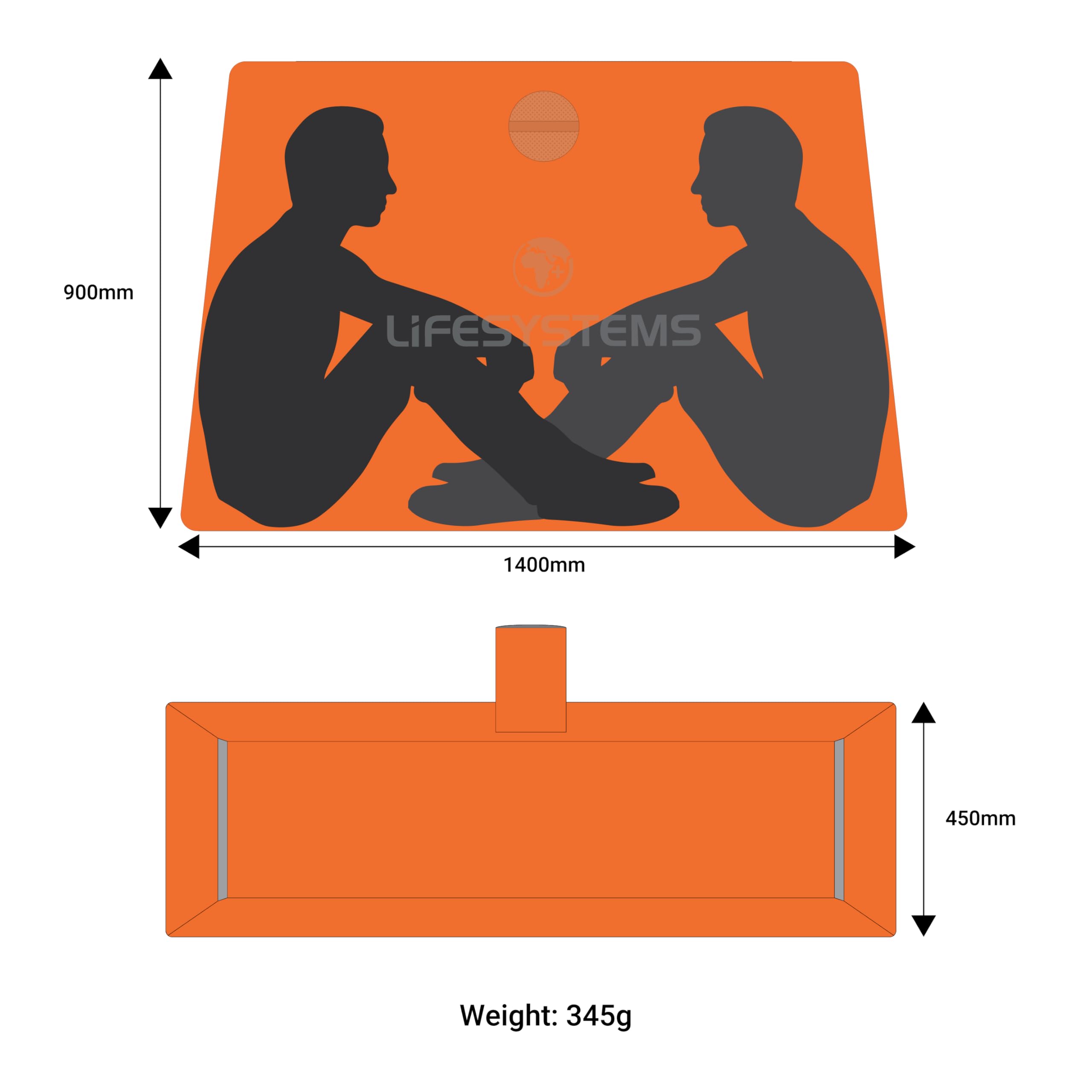 Lifesystems 2P in-field-use image conveys practical shelter during outdoor trips.