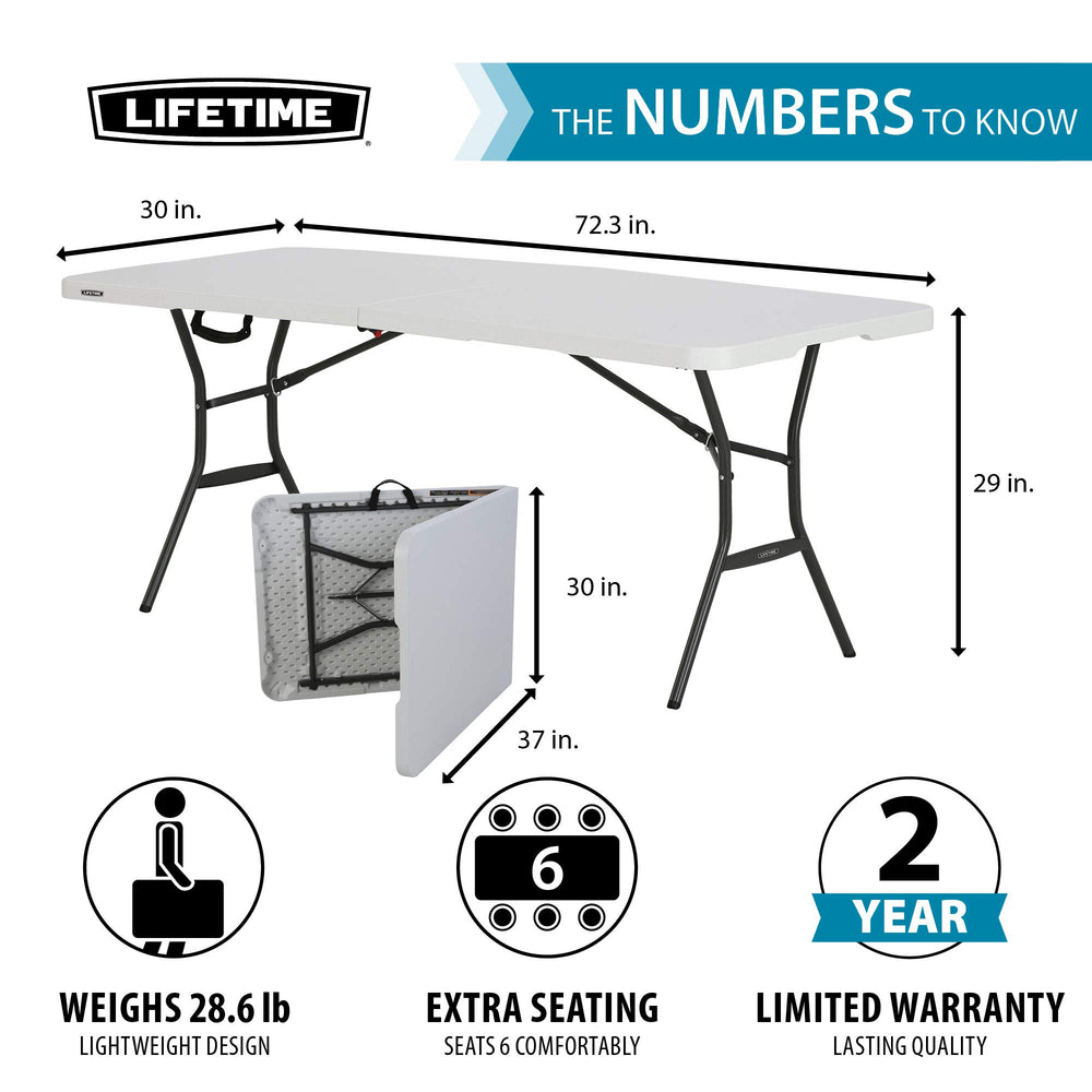 LIFETIME 25011 broad leg base provides stability on varied surfaces