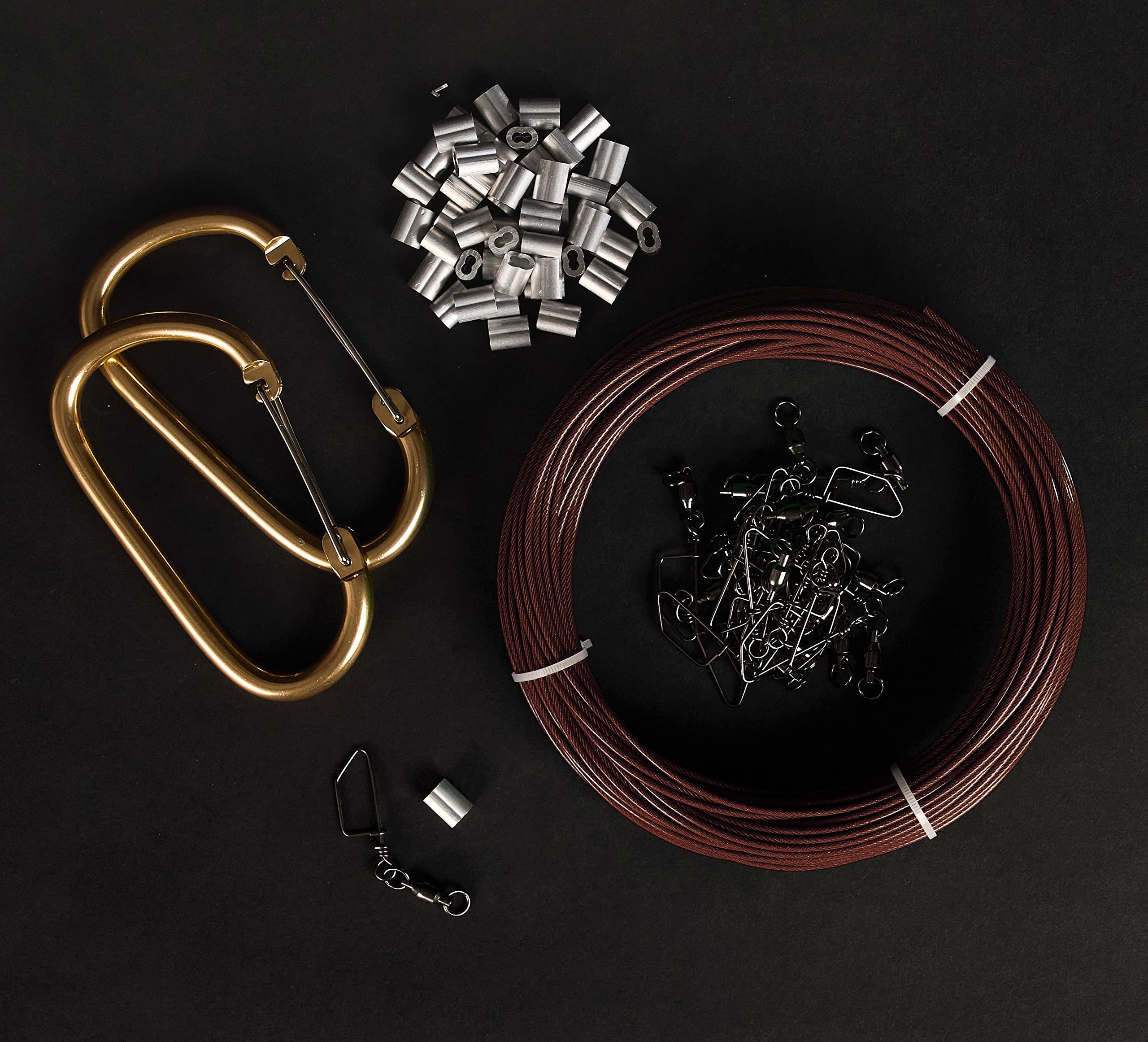 Lifetime Decoys HangAll 5-inch carabiner enables quick, dry pickup of decoys.