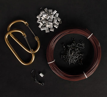 Lifetime Decoys HangAll 5-inch carabiner enables quick, dry pickup of decoys.