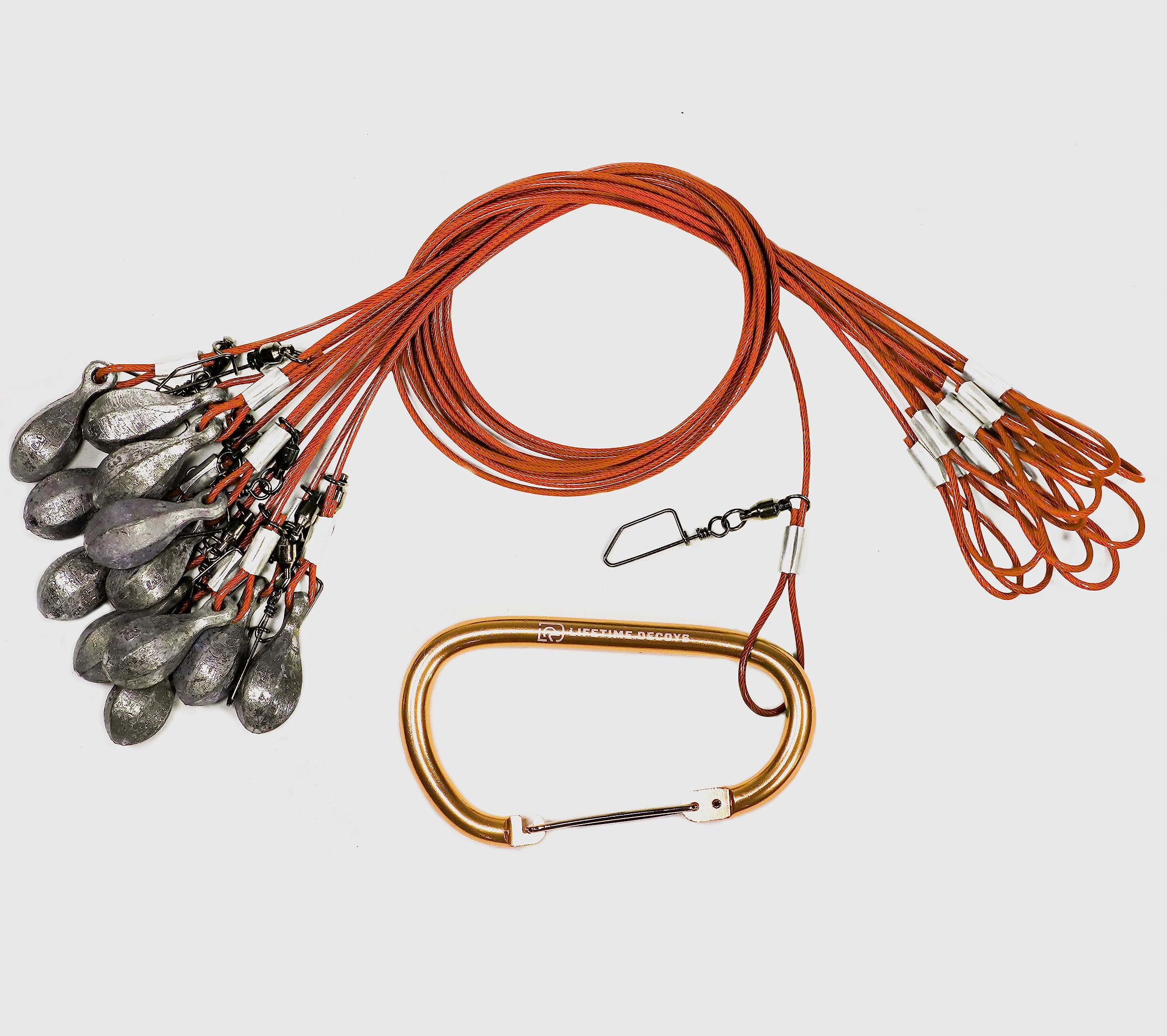 Lifetime Decoys Heyday duck decoy rig with 2.5ft cable for smooth deployment.