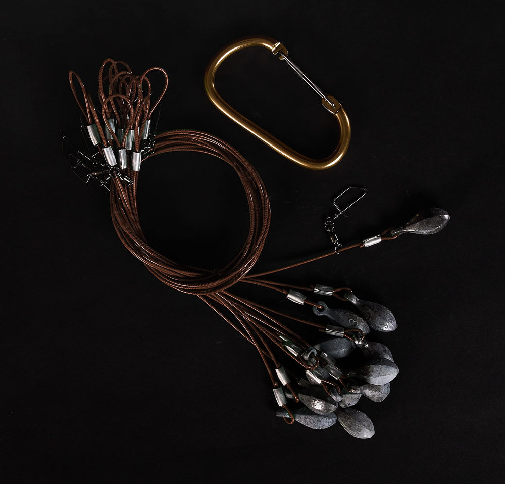 Lifetime Decoys Heyday rig featuring tangle-free PVC-coated cable for quick retrieves
