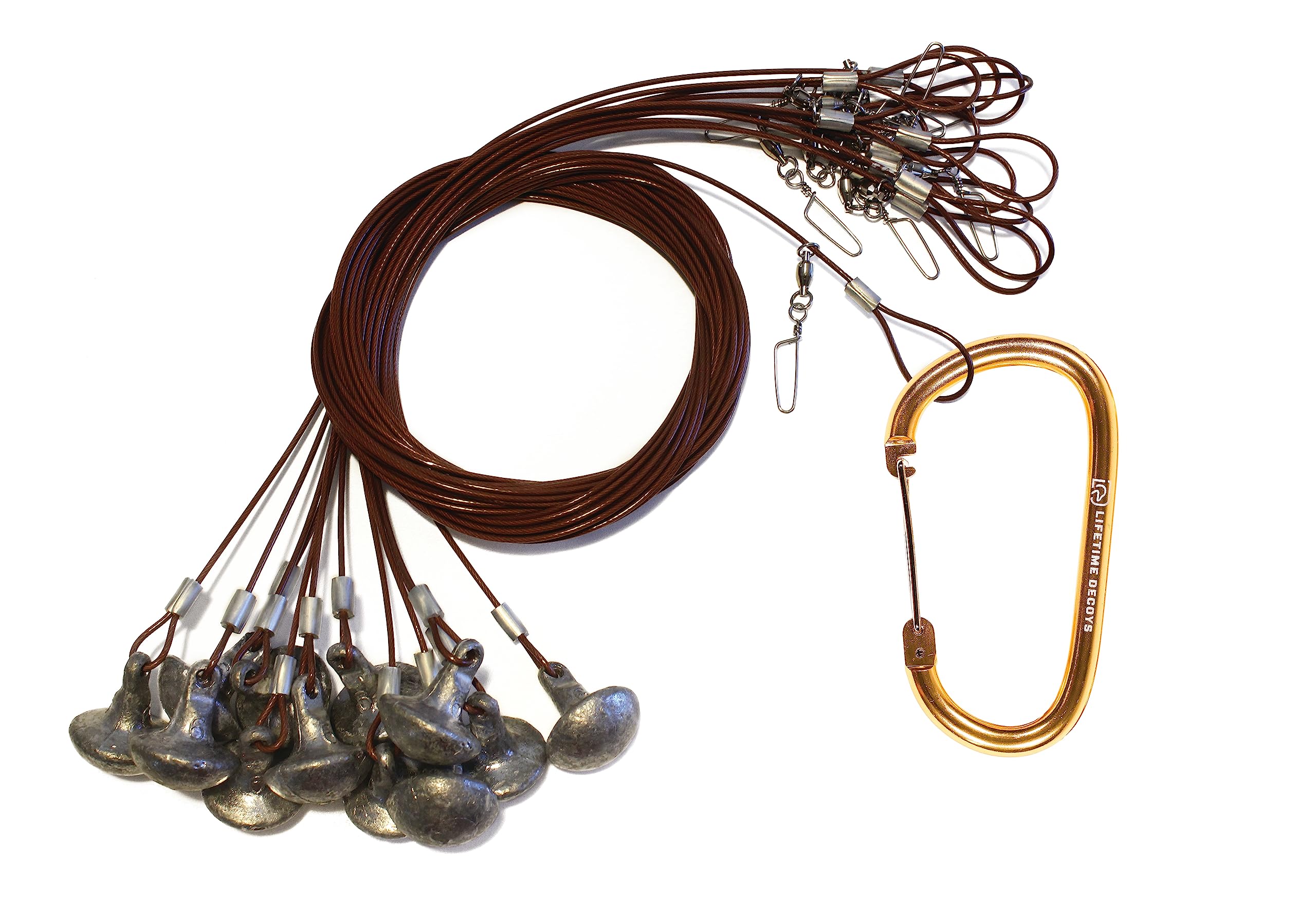 Lifetime Decoys Texas Rig 6ft 6oz mushroom-weight setup for deeper water hunts