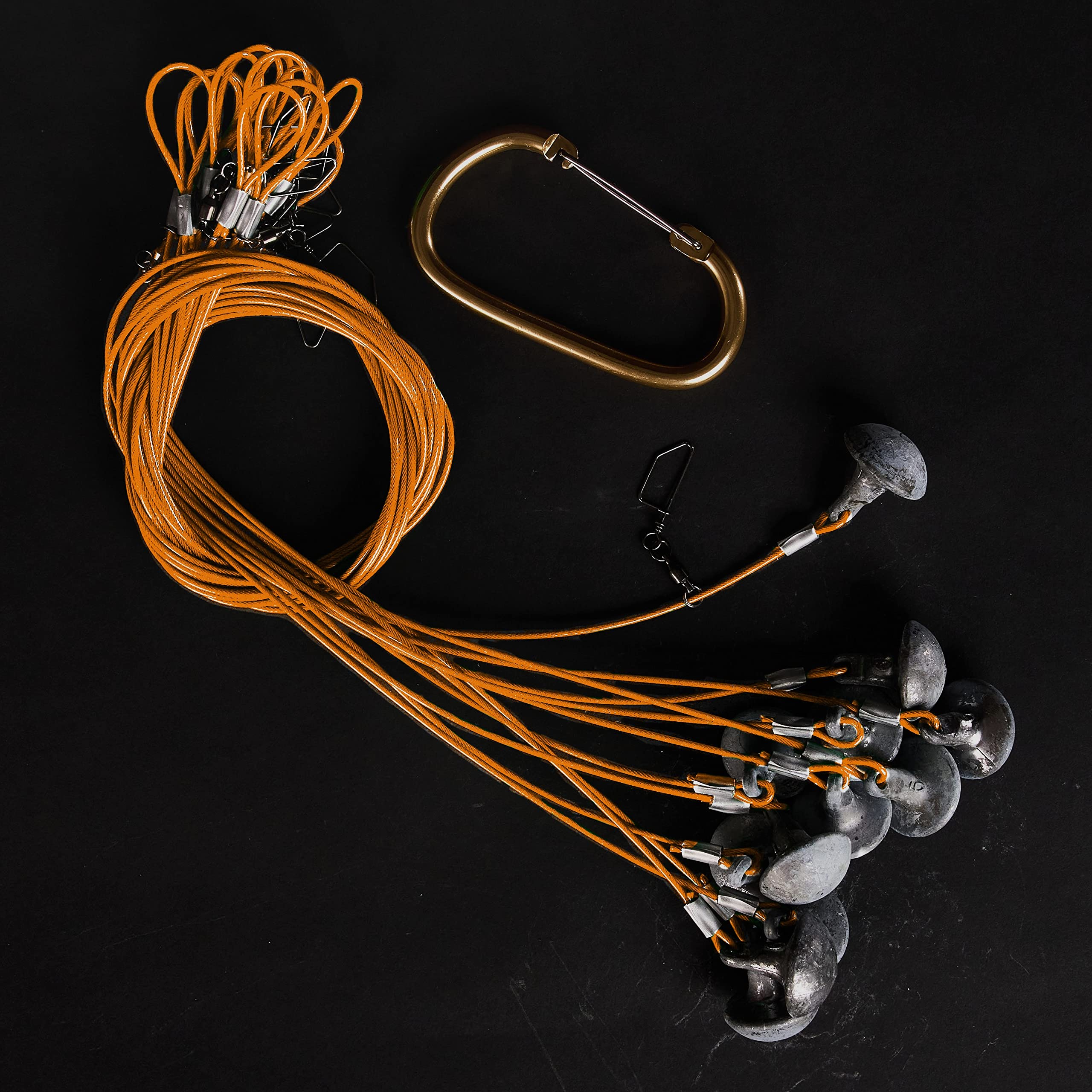 Lifetime Decoys Texas rig with tangle-free 2mm cable for snag-free retrieval.