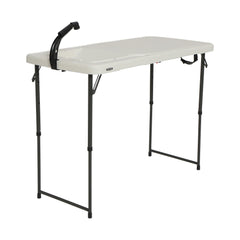Lifetime fillet table folded for compact storage