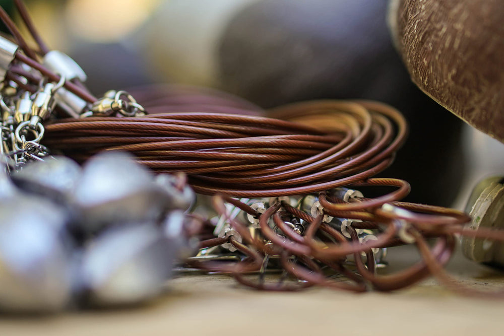 Lifetime Texas Rig Anchors 2mm steel cable demonstrates tangle-free use