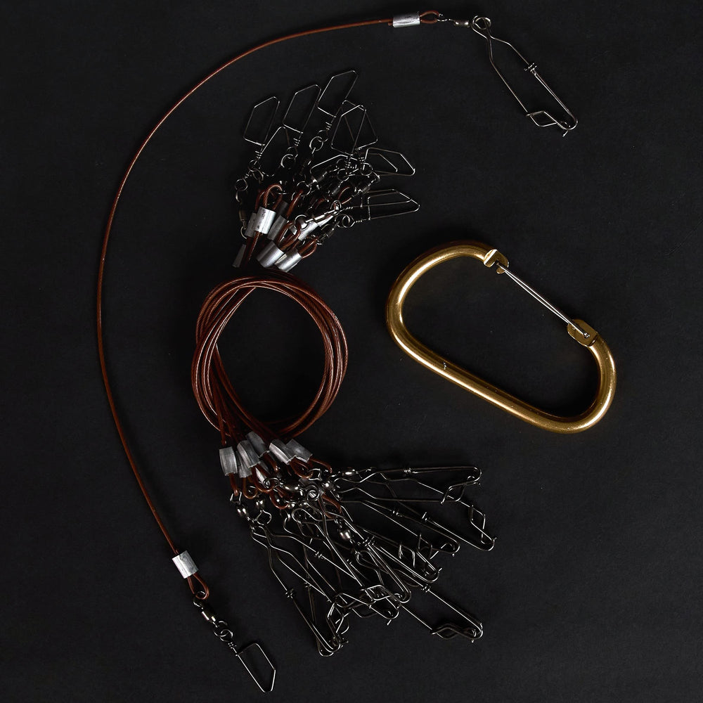 Lifetime Decoys 5-inch HangAll carabiner for quick carry and deployment.