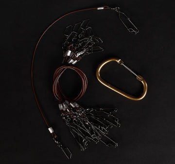 Tangle-resistant mainline drops reduce line clutter during hunts.