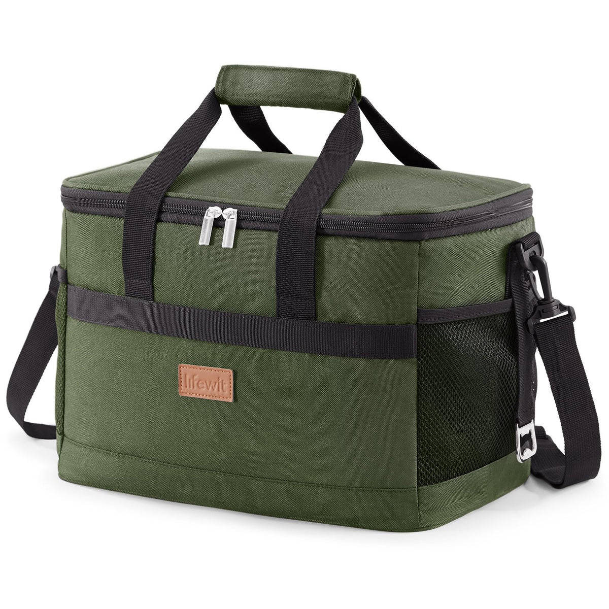 Lifewit Cooler Bag holds 30 cans for family picnics and outdoor meals.