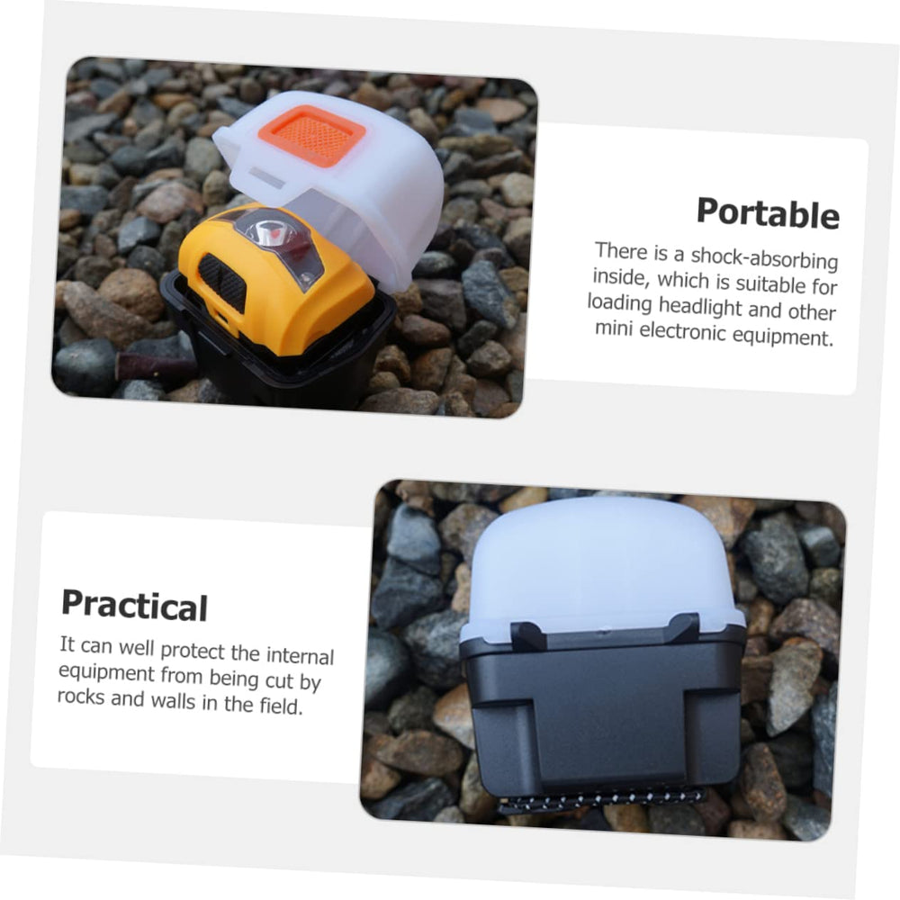LIFKICH headlamp accessory case stores extra batteries and cables neatly.