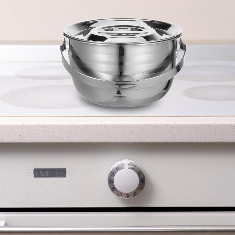 LIFKOME open-fire compatible pot supports campfire or stove cooking