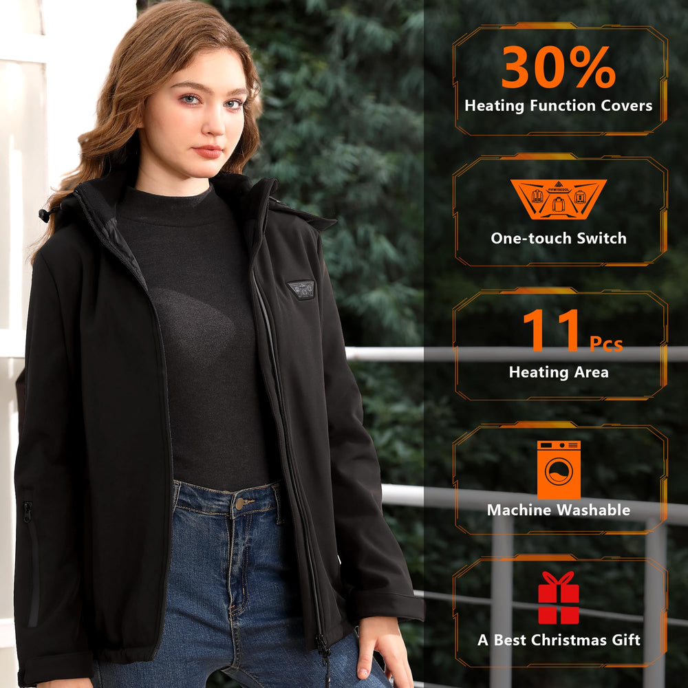LIFMAGE heated jacket excels in outdoor activities and winter adventures.